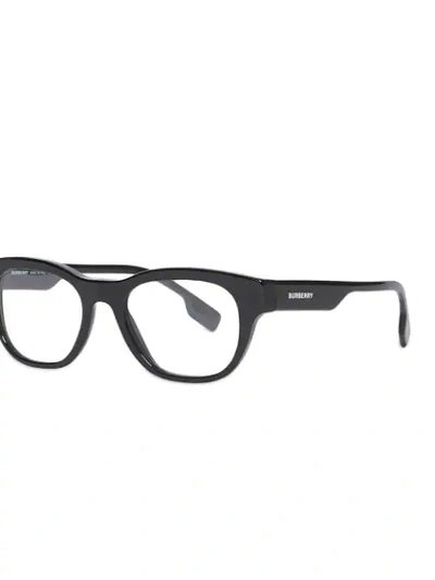 Shop Burberry Square Optical Frames In Black