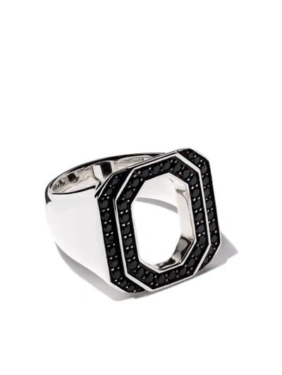 Shop Tom Wood Queen Spinel Ring In Silver