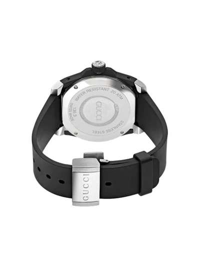 Shop Gucci Dive Watch, 40mm In Black
