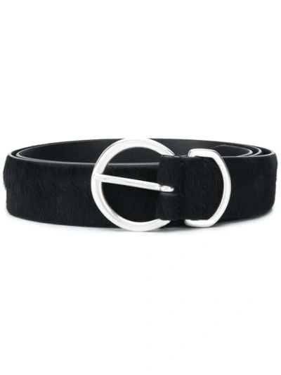 Shop Anderson's Buckled Belt In Black