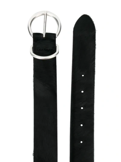 Shop Anderson's Buckled Belt In Black