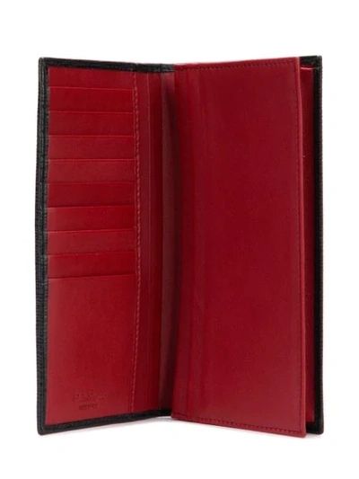 Shop Ferragamo Salvatore  Leather Vertical Cardholder - Black