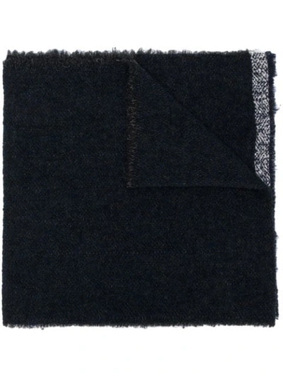 Shop Destin Bord Knit Scarf - Blue