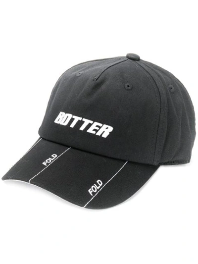 Shop Botter Hell Embroidered Cap In Black
