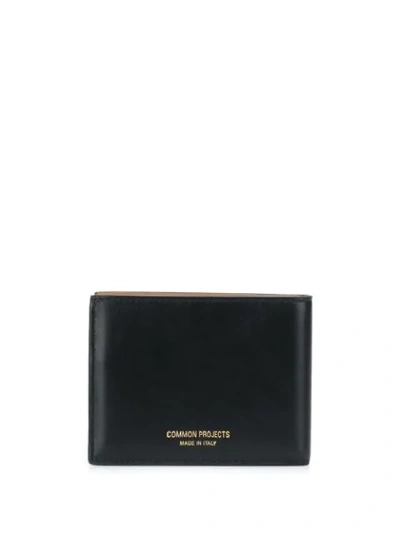 Shop Common Projects Logo Stamped Wallet In Black