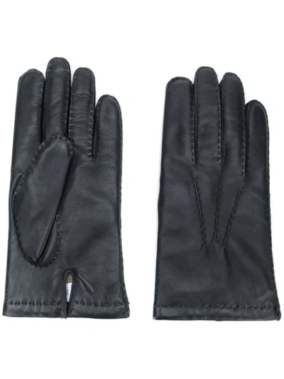 Shop N•peal Chelsea Leather Gloves In Black