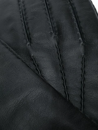 N•peal Chelsea Leather Gloves In Black