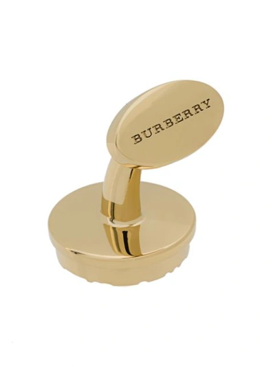 Shop Burberry Check In Gold