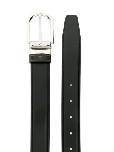 MONTBLANC BUCKLE BELT - 黑色