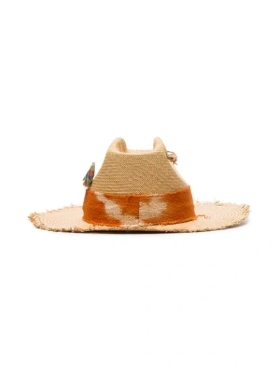 NICK FOUQUET BEIGE PEPE FANJUL STRAW HAT - 大地色