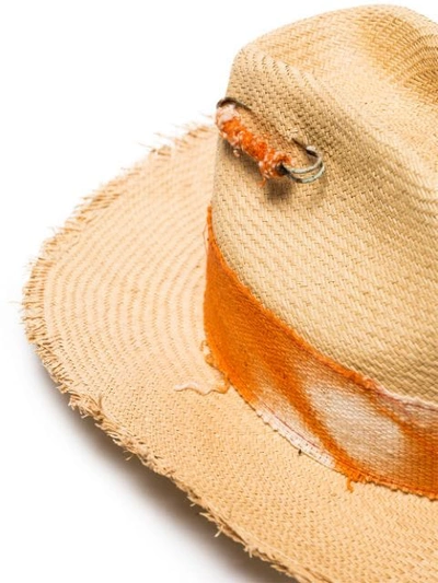 Shop Nick Fouquet Beige Pepe Fanjul Straw Hat In Neutrals