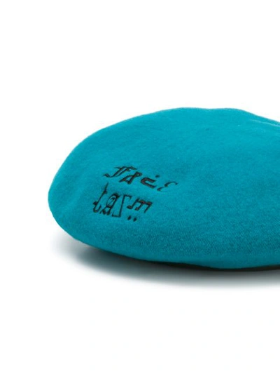 Shop Facetasm Logo Beanie Hat - Blue