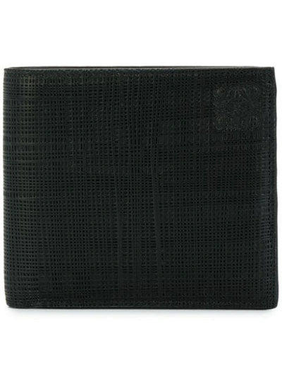 Shop Loewe Patterned Wallet In Black