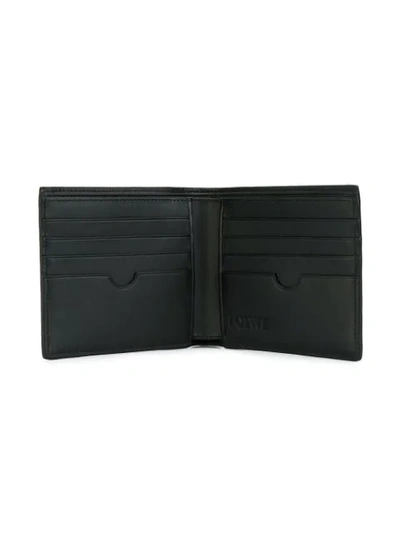 Shop Loewe Patterned Wallet In Black