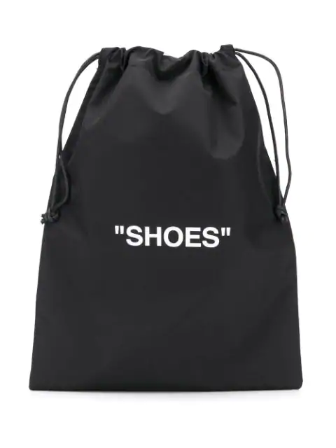 white drawstring backpack