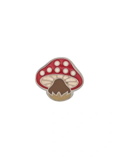 ETRO 蘑菇胸针 - 银色