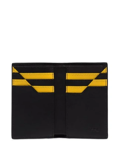 Shop Fendi Ff Motif-strap Cardholder In Black