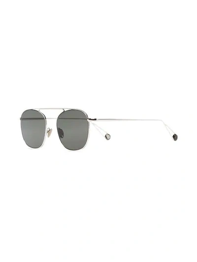 Shop Ahlem 22k Gold Plated Place D'anvers Sunglasses In Metallic