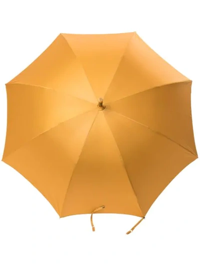 Shop Dolce & Gabbana Metallic Umbrella In Orange