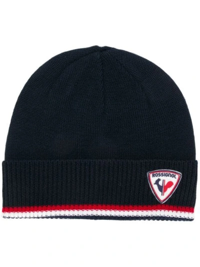 Shop Rossignol Logo Patch Hat In 715 - Dark Navy