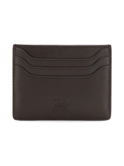 Shop Tod's Small Cardholder In Brown