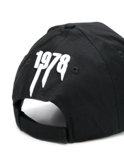 Shop Philipp Plein Logo Hat - Black