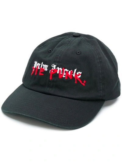 Shop Palm Angels X Playboi Carti Die Punk Baseball Cap In Black