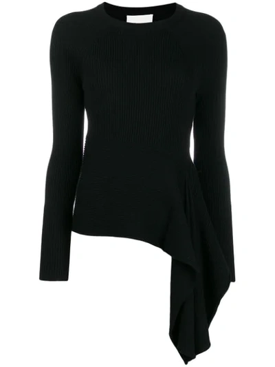 Shop 3.1 Phillip Lim / フィリップ リム Draped Knitted Jumper In Black