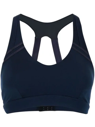 Shop The Upside Sports Bra With Stitch Detail In Blue