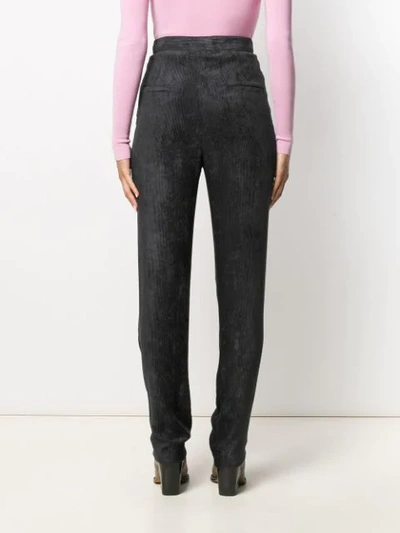 Shop Isabel Marant Fany Corduroy Trousers In Black