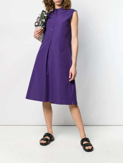 ASPESI 伞形衬衫裙 - 紫色