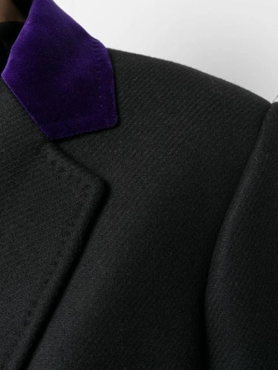 Shop Haider Ackermann Flap Pockets Single-breasted Coat In Black