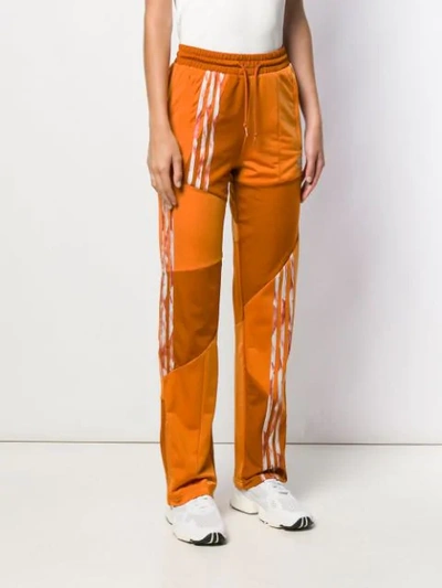 Shop Adidas By Danielle Cathari Recycled Track Pants In Orange