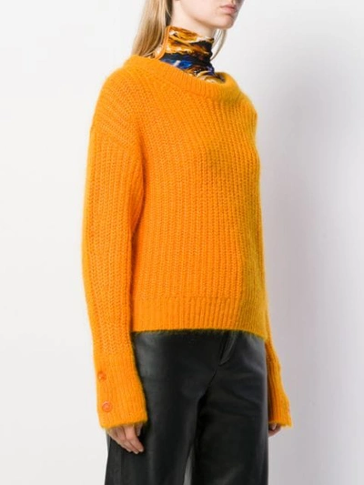 Shop Kenzo Tassel Detail Jumper In Orange