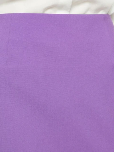Shop Le Ciel Bleu Classic Pencil Skirt - Purple
