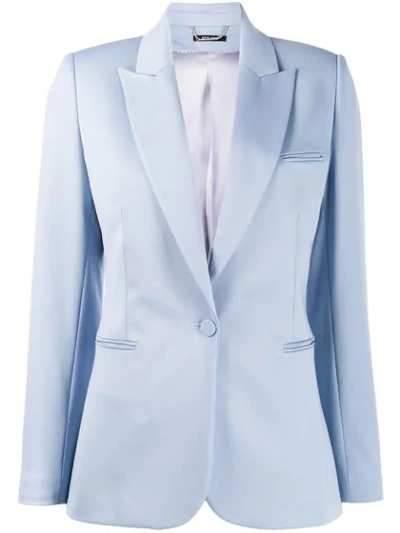 Shop Styland Fitted Blazer In Blue