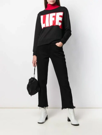 Shop Moncler Life Sweatshirt In Black