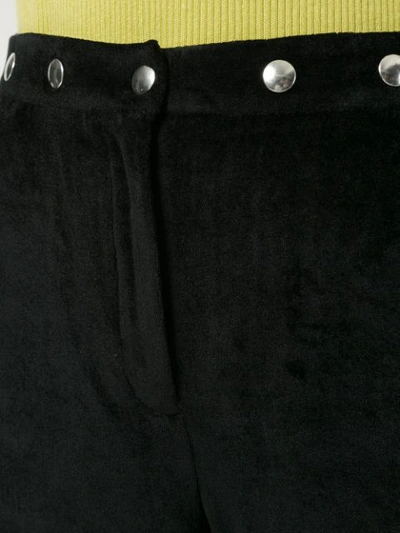Shop Alexa Chung High-waisted Trousers - Black