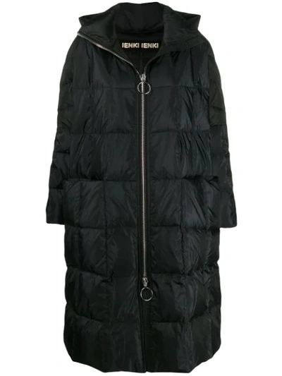 Shop Ienki Ienki Oversized Coat In Black