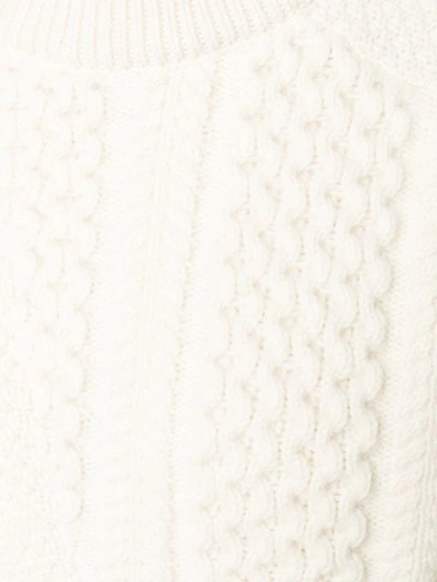 Shop Stella Mccartney Oversized Sleeves Sweater In White