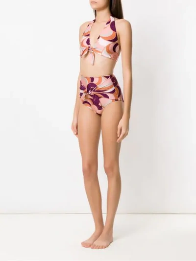 Shop Adriana Degreas Nautilus Bikini Set In Multicolour