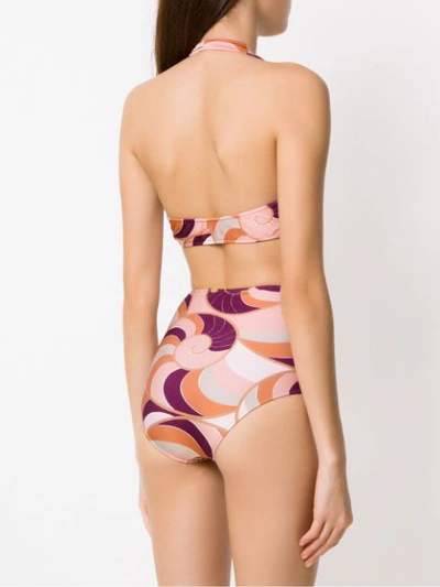 Shop Adriana Degreas Nautilus Bikini Set In Multicolour