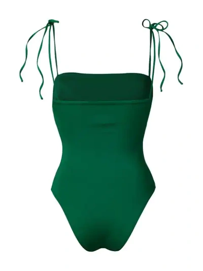 Shop Sian Swimwear Naomi Swimsuit In Green