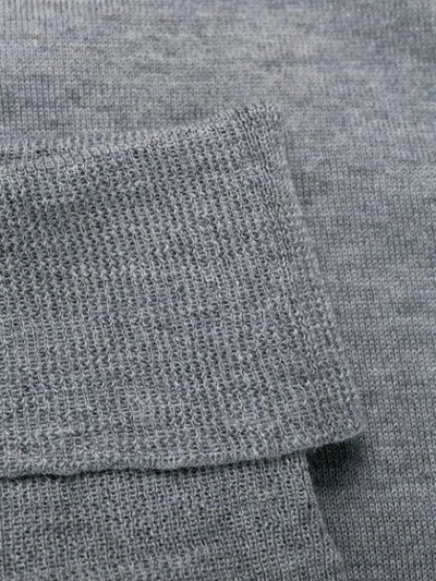 Shop Roberto Collina Roll Neck Sweater In Grey