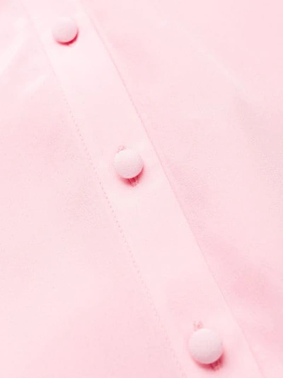 Shop Alexander Mcqueen Pussy-bow Blouse In Pink