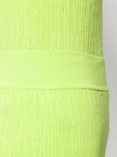 Shop Simon Miller Slit Detail Pencil Skirt In Green