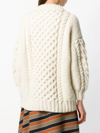 Shop I Love Mr Mittens Cable-knit Sweater - White