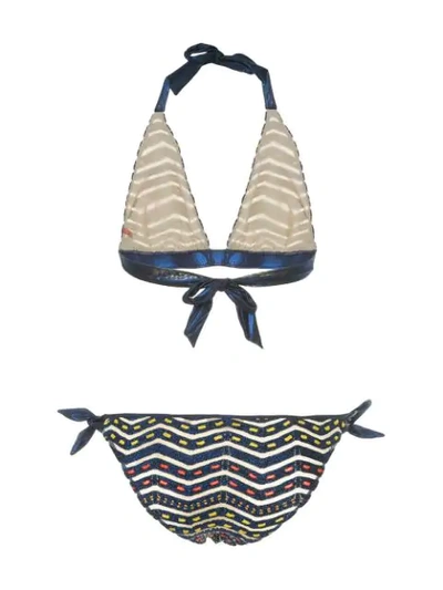 Shop Missoni Bikini Mit Lurex In Blue