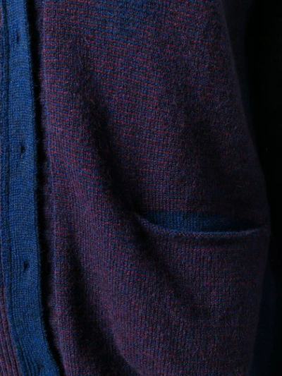 Shop Boboutic Asymmetric Cardigan  In Purple