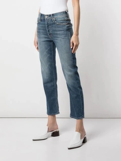 Shop Mother Tomcat Cropped Jeans In We All Scream